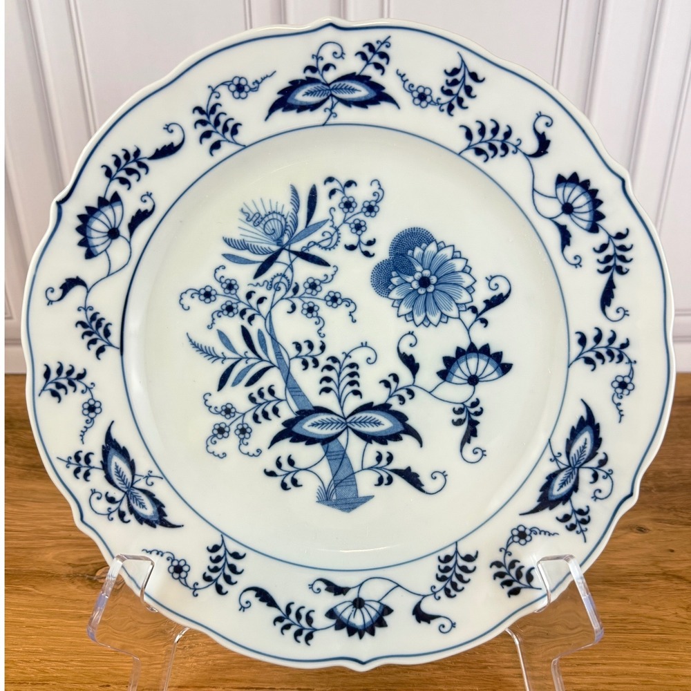 Vintage Blue Danube Cobalt Onion Pattern Dinner Plate‎ 10-1/4" Pre-1976 EUC